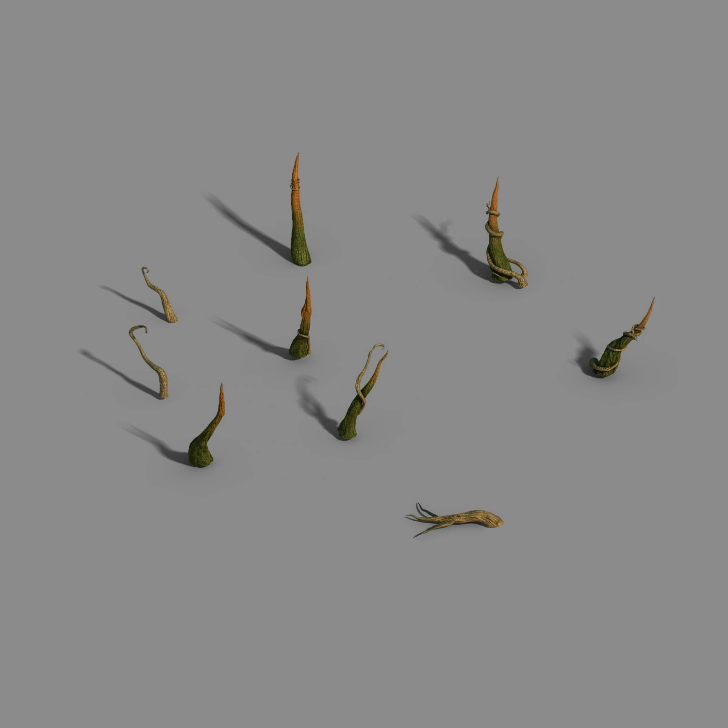 death swamp - vines 112 3D Model .c4d .max .obj .3ds .fbx .stl .blend 