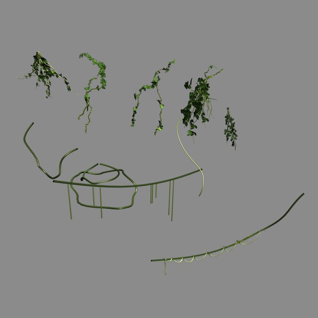 death swamp - vines 113 Modello 3D .c4d .max .obj .3ds .fbx .stl .blend 