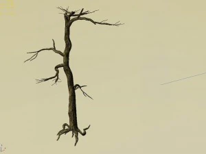 explore the mountains - dead wood 01 3D Model