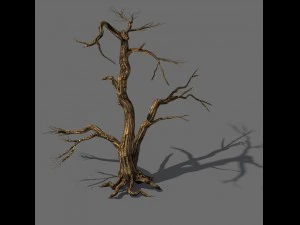 dağları keşfedin - &ouml;l&uuml; ağa&ccedil; 04 3D Model