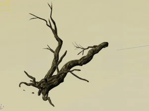 explore the mountains - dead wood 05 3D Model