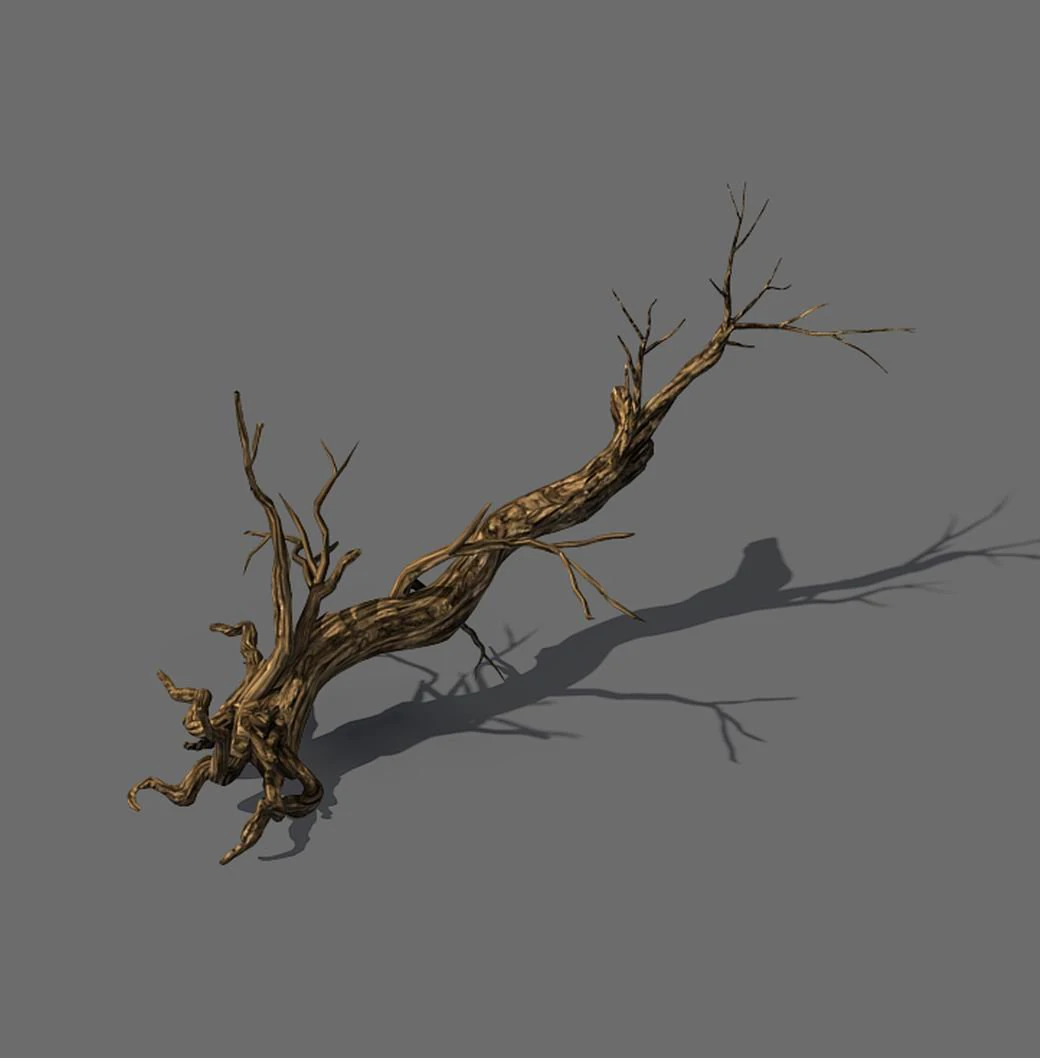 explore the mountains - dead wood 06 3D Model .c4d .max .obj .3ds .fbx .stl .blend