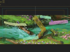 mountains - dead wood - green algae - broken 02 Model 3D