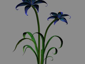 tian yin temple - flowers 03 3D 模型