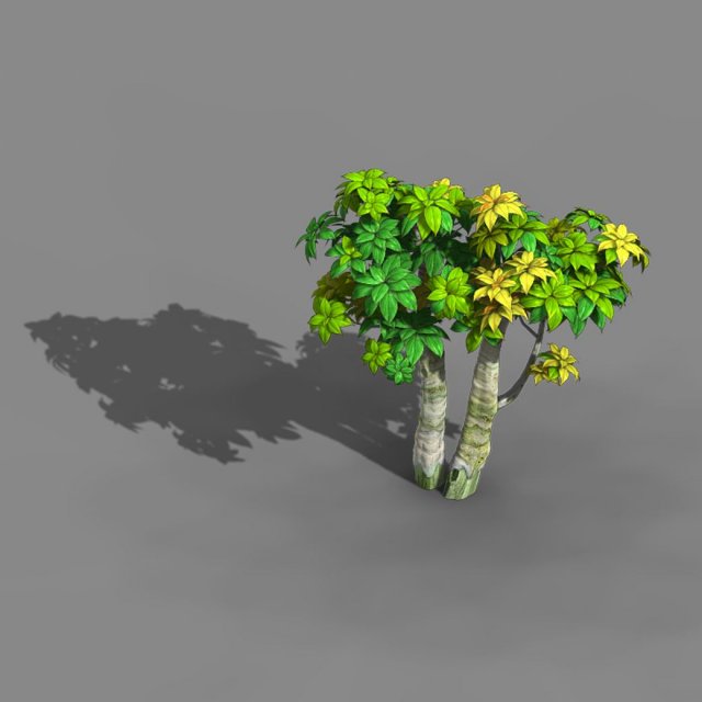 tian yin temple - plant 02 3Dモデル .c4d .max .obj .3ds .fbx .stl .blend 