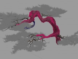 journey to the west - putuo mountain - pine 02 3D मॉडल