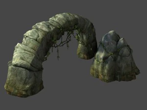 voyage vers l'ouest - vignes putuoshan 01 Modèle 3D