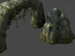 journey to the west - putuoshan vines 01 3D मॉडल