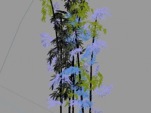 journey to the west - putuoshan - bamboo 09 Modelo 3D