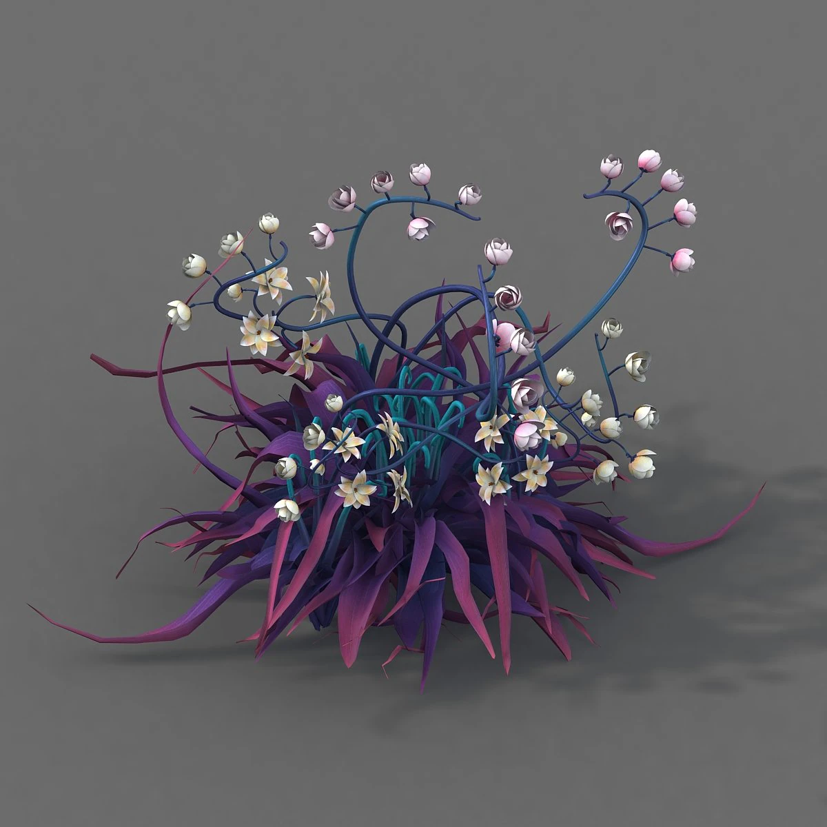 journey to the west - jelly grass 01 3D Model .c4d .max .obj .3ds .fbx .stl .blend 