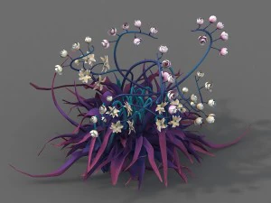 西游记-凉粉草01 3D 模型