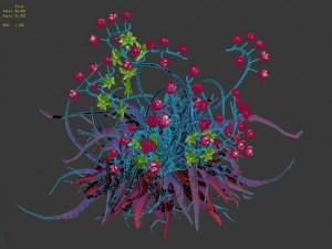 journey to the west - jelly grass 01 Modello 3D