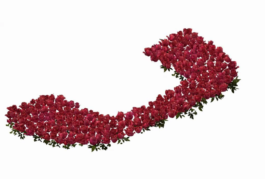 &Aacute;rea de guerreros vampiros - jard&iacute;n de flores 01 Modelo 3D .c4d .max .obj .3ds .fbx .stl .blend 