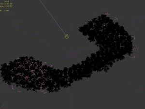 &Aacute;rea de guerreros vampiros - jard&iacute;n de flores 01 Modelo 3D