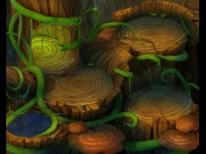 once upon a time - giant wood 01 3D 모델