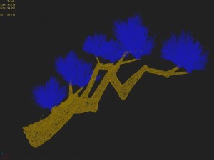 koike town - plants - pine 01 Modelo 3D