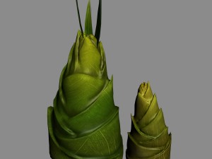 koike town - plants - bamboo shoots 01 3D 모델