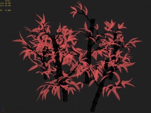 koike town - plant - bamboo 01 3D Модель