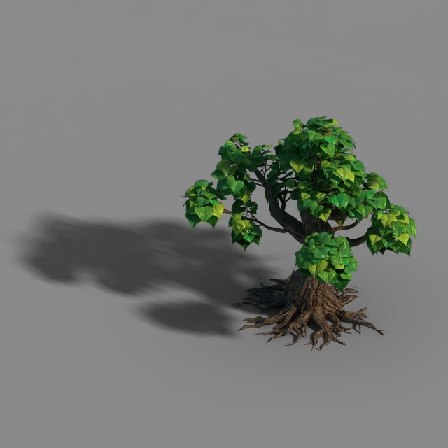 small bamboo peak - tree 04 3D Модель .c4d .max .obj .3ds .fbx .stl .blend 