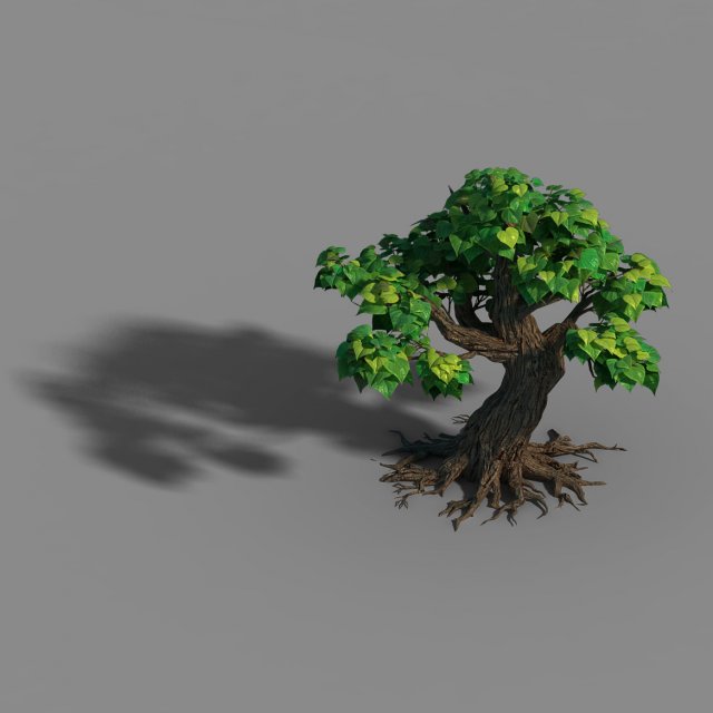 small bamboo peak - tree 08 Model 3D .c4d .max .obj .3ds .fbx .stl .blend 