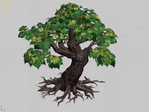 small bamboo peak - tree 08 Model 3D