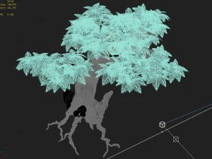small bamboo peak - the surface 06 3D Model