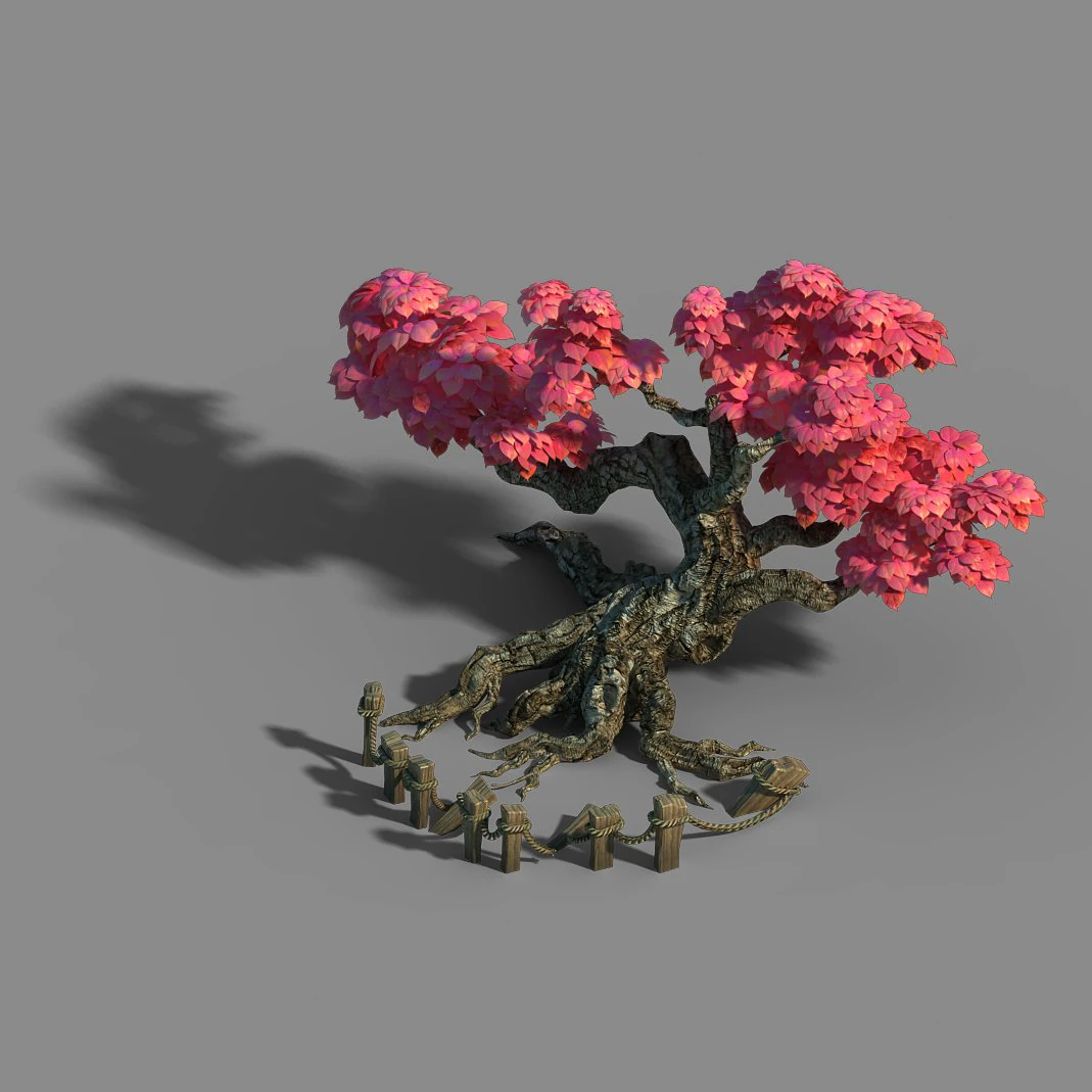small bamboo peak - bamboo trees 01 3D Model .c4d .max .obj .3ds .fbx .stl .blend 