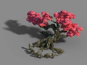 petit pic de bambou - bambous 01 Modèle 3D