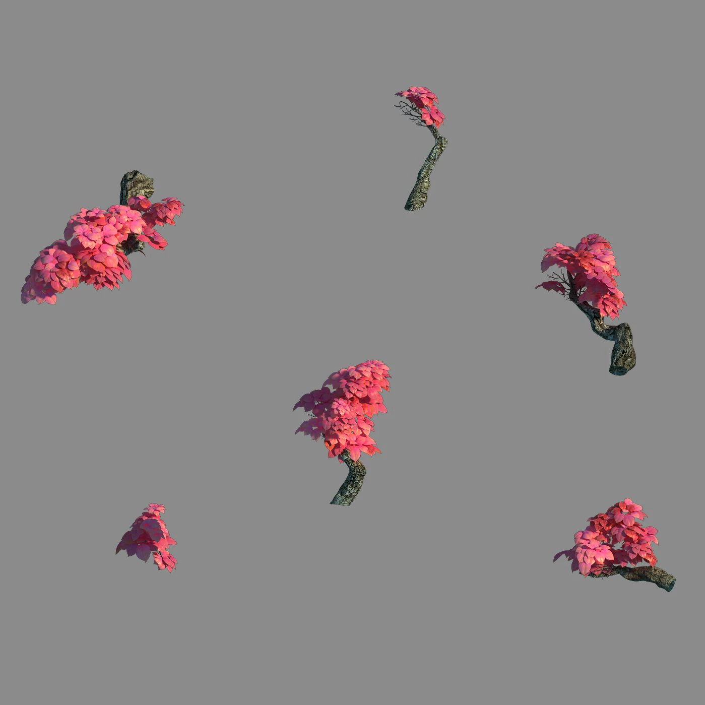 small bamboo peak - bamboo trees 02 3D Model .c4d .max .obj .3ds .fbx .stl .blend