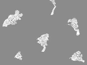 small bamboo peak - bamboo trees 02 3D Model