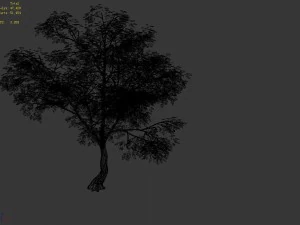 new village - landscape tree 01 3D Model