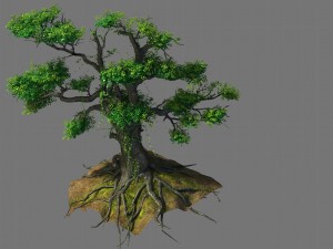 new village - tree viewing 04 3D 模型