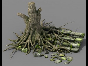 new village - tree village 3D Model