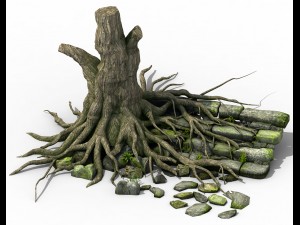 new village - tree village 3D-Modell
