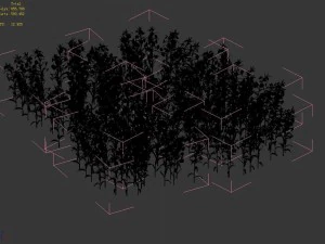 new village - rape field 3D Model