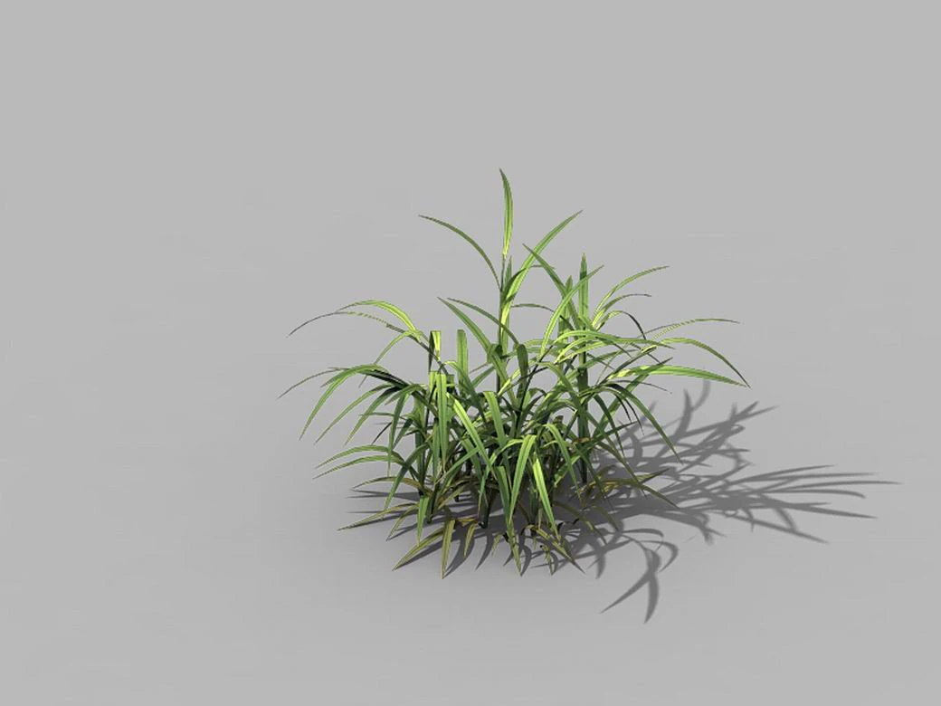 brutal tribal - grass 03 3D Model .c4d .max .obj .3ds .fbx .stl .blend