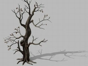 брутальне плем'я - засохле дерево 01 3D Модель