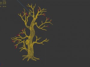 brutal tribe - withered tree 01 3D Model