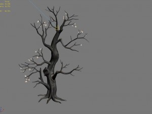 brutal tribe - withered tree 01 3D Model