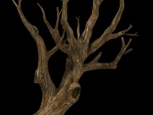 brutal tribe - dry tree 03 3D Model