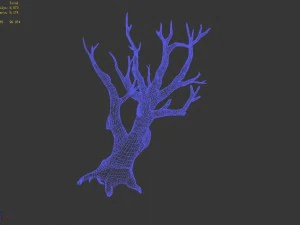 brutal tribe - dry tree 03 3D Model