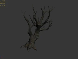 brutal tribe - dry tree 03 3D Model
