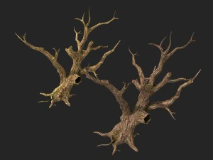 brutal tribes - dead trees 04 3D Model