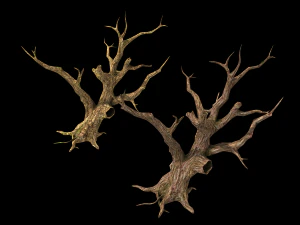 brutal tribes - dead trees 04 3D Model