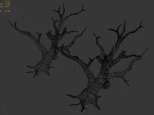 brutal tribes - dead trees 04 3D Model