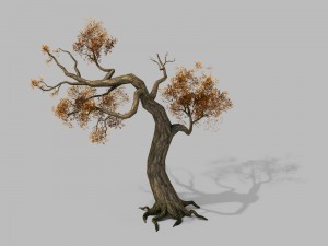 brutal tribes - dead trees 05 Model 3D