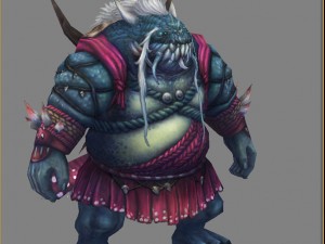 low poly 3d monster - ashdo 3D Model