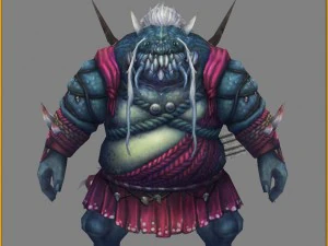 低ポリ 3D モンスター - アシュド 3Dモデル