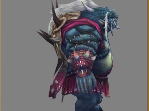 low poly 3d monster - ashdo 3D Model
