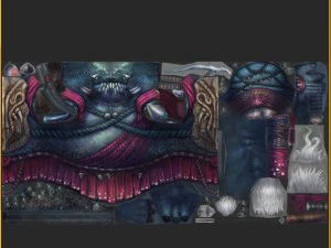 低ポリ 3D モンスター - アシュド 3Dモデル